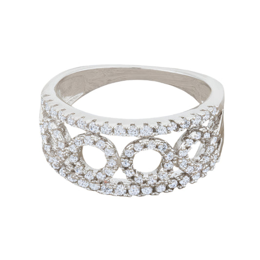 Rina Band .5 Ct. CZ Contemporary Design Ring