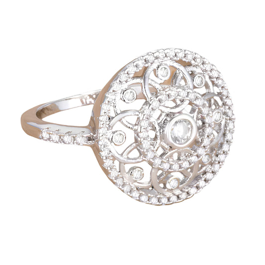 Premierify Ring – Circle Bond 0.5 Ct. Interlocking CZ Ring
