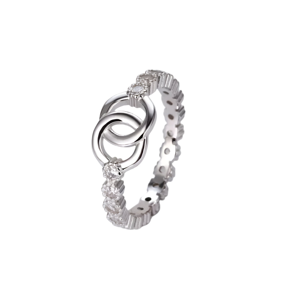 Silver Whim | 925 Sterling Silver Zircon Ring