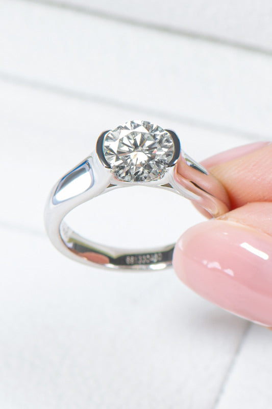 TrueGlint | Premierify™ 925 Solitaire Moissanite Ring