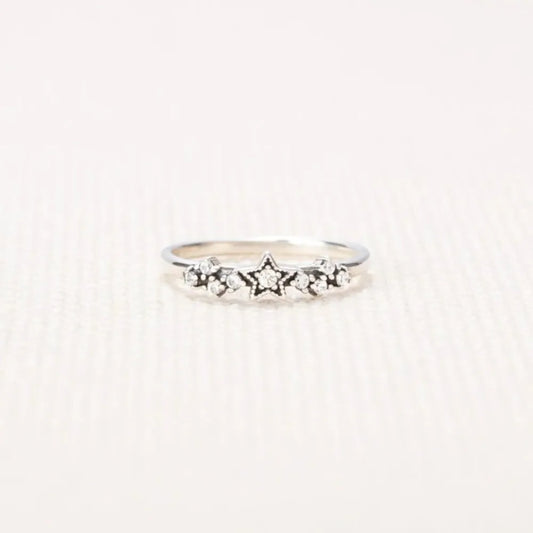 Premierify Ring – Celestial Sterling Star Band