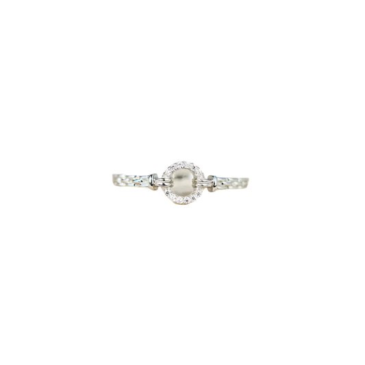 Premierify Ring – Sterling Inlay Shine | Minimalist CZ Band