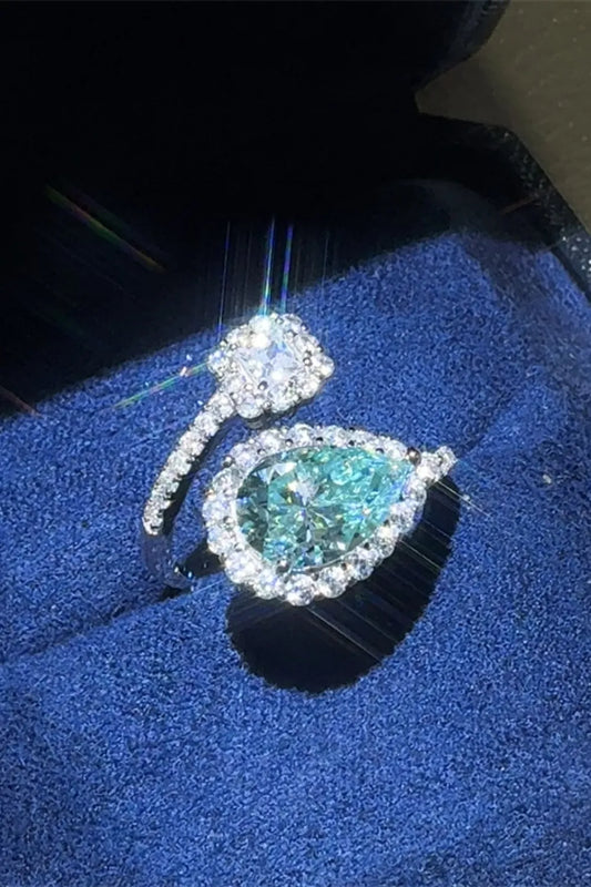 Premierify Ring – Aurora Crest | 2 Ct. Certified Moissanite Cocktail Bypass Ring
