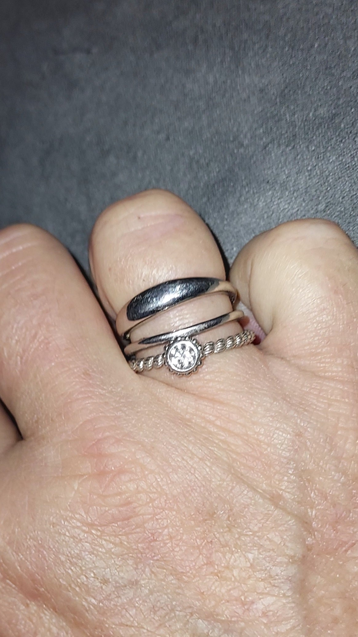 Edge of Silver™ Geometric Sterling Silver Ring