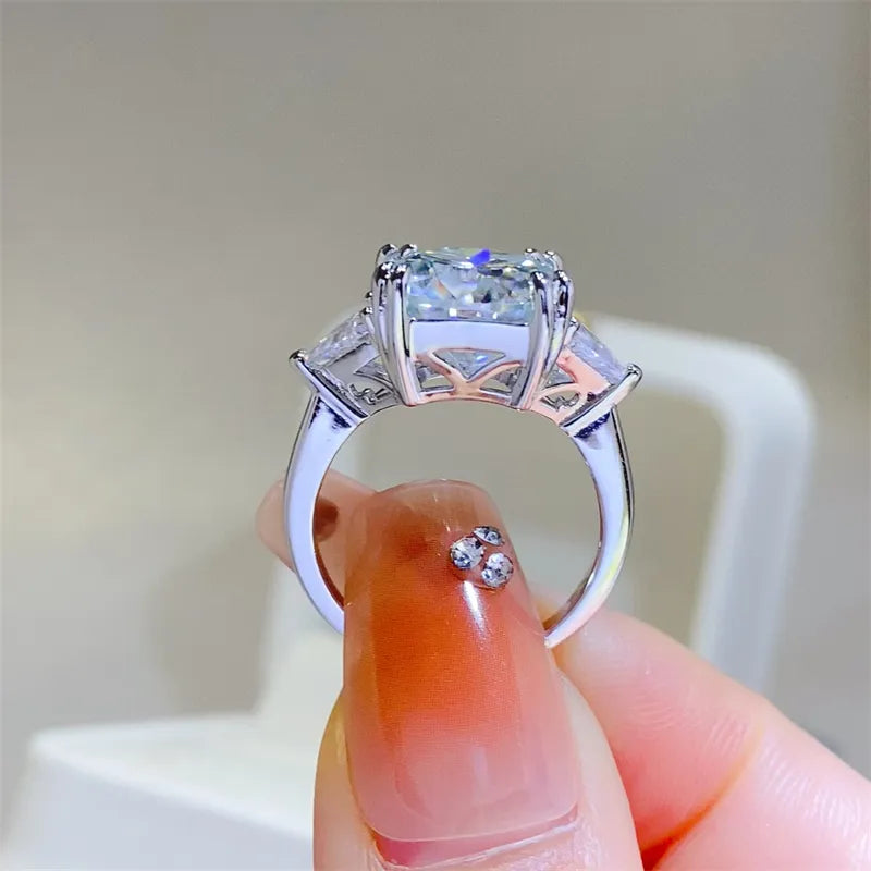 Side view of a ring with a white background.